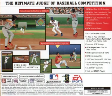 Triple Play 98 (US) box cover back